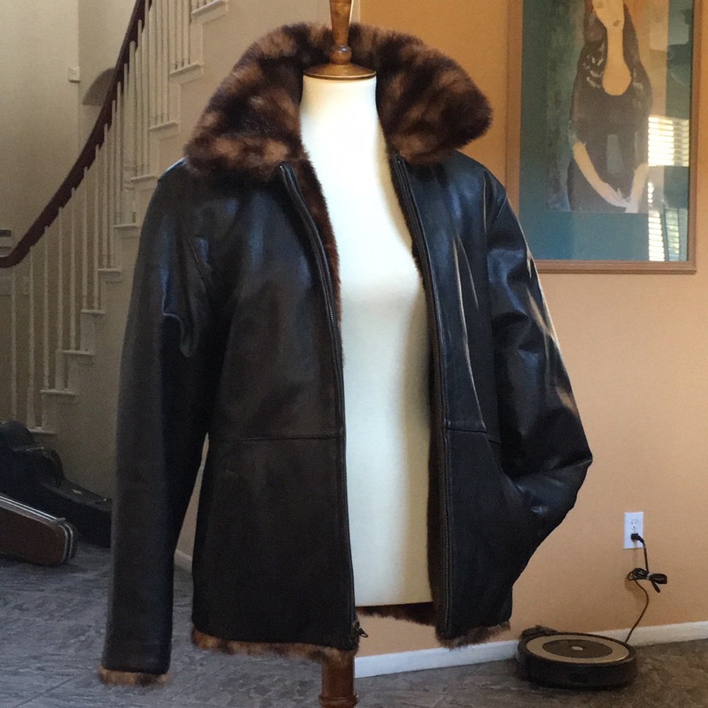 Leather Jacket Reversible - image 1